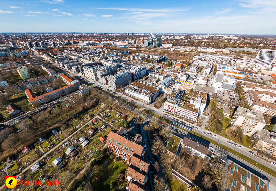 20.02.2023 - der Hachinger Bach zwischen Berg am Laim und Neuperlach